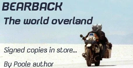 Bearback - The world overland by Pat Garrod, signed copies in store